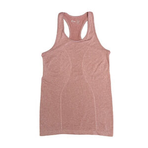 ZYIA ACTIVE Top Womens Size Small Copper Fitted Racerback Sleeveless